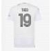 AC Milan Theo Hernandez #19 Voetbalkleding Uitshirt Dames 2023-24 Korte Mouwen